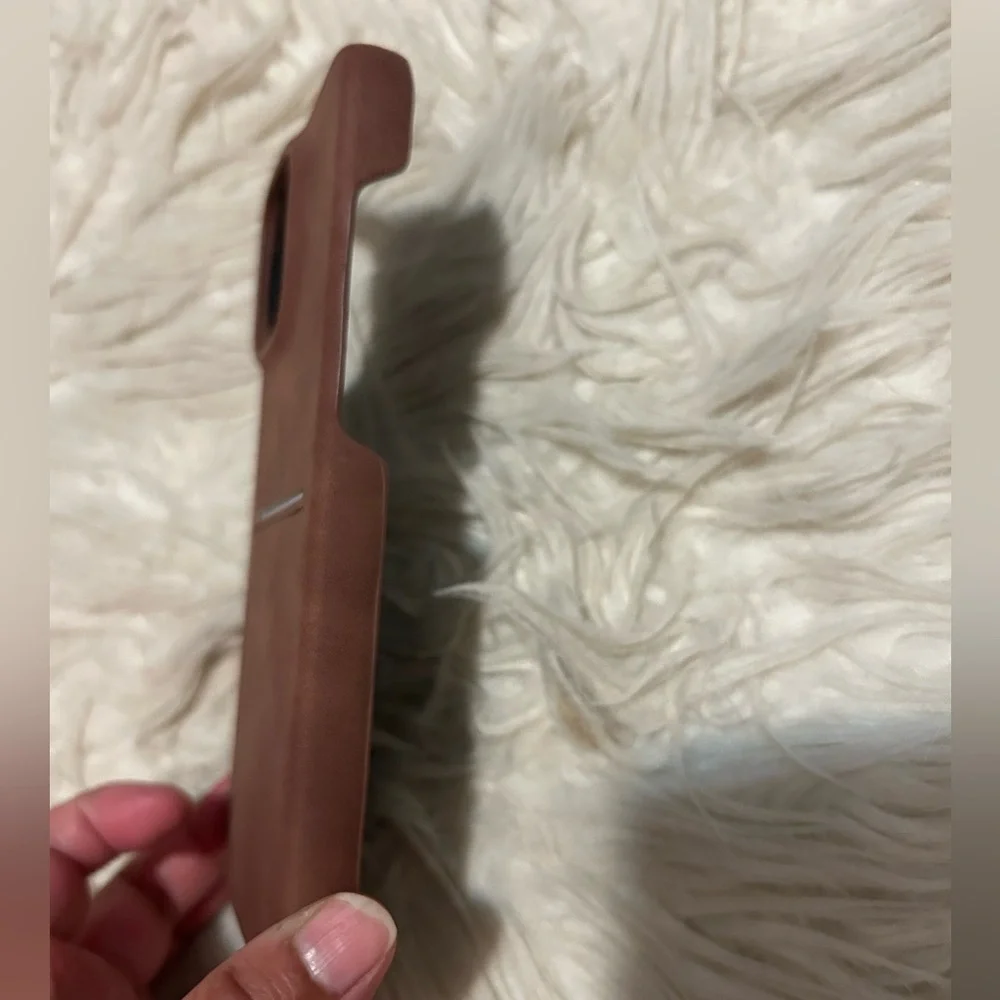 Brown IPhone Case with Card Slot